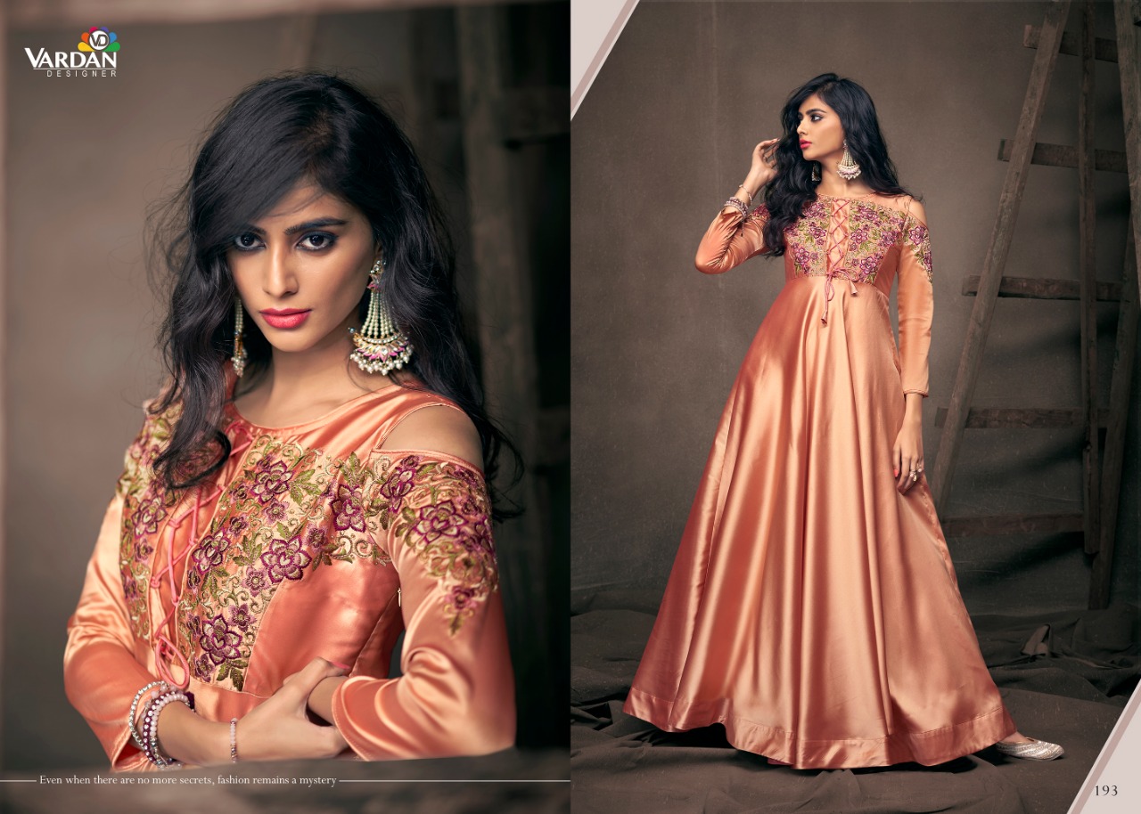 Vardan Designer Navya Vol 10 Beautiful Party Wear Gown Collection Vardan Designer Navya Vol 10 Beautiful Party Wear Gown Collection